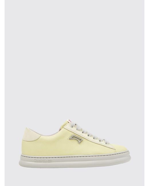 Camper Yellow Runner Leather Sneakers