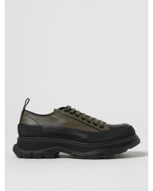 Mens black mcqueen trainers 2025
