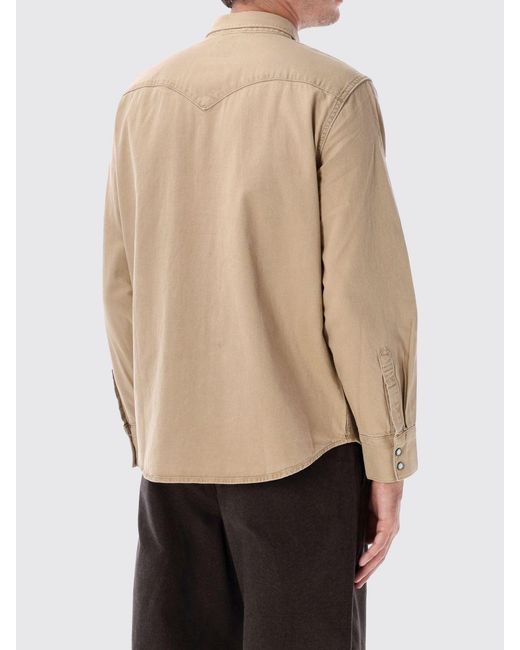 Levi's Natural Barstow Long-Sleeved Cotton Denim Shirt for men