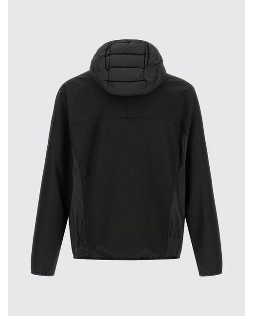 Boss Black Short Water-Repellent Padded Jacket With Hood And Logo Patch for men