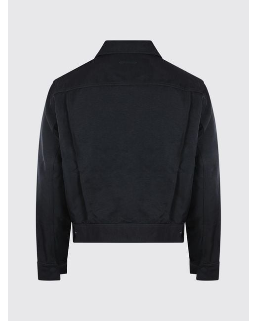 Fear Of God Blue Nylon Shirt Jacket With Patch Pockets for men