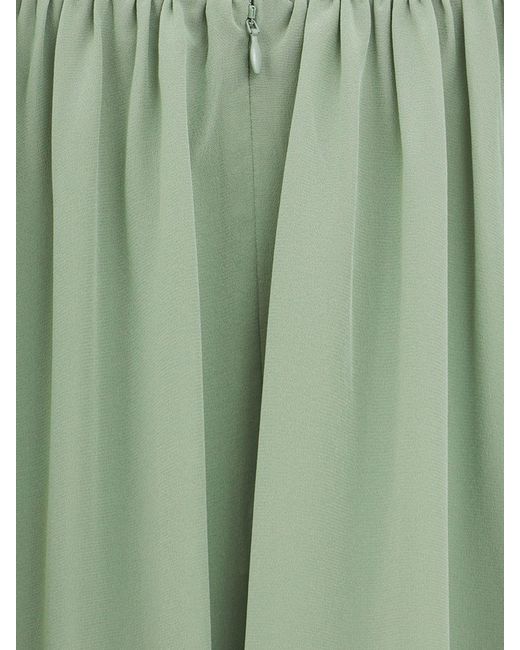 Falda Midi De Seda Aspesi de color Green