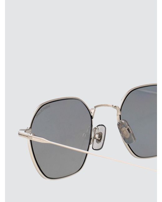 Montblanc White Mb0472S Metal Sunglasses for men