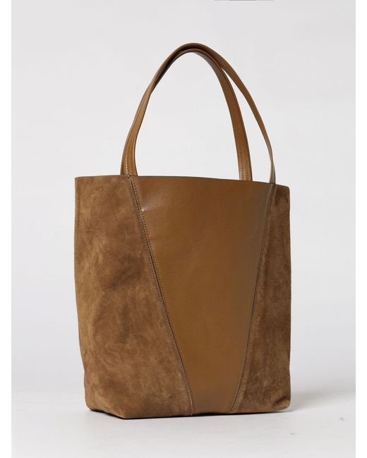 Chlo&Eacute Borsa Spin di Chloé in Brown