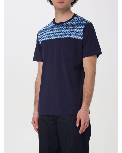 T-shirt Missoni pour homme en coloris Blue