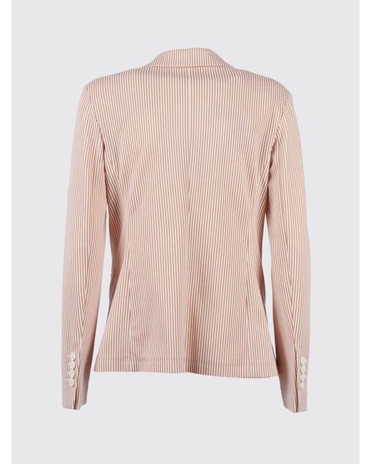 Circolo 1901 Pink Single Breasted Blazer