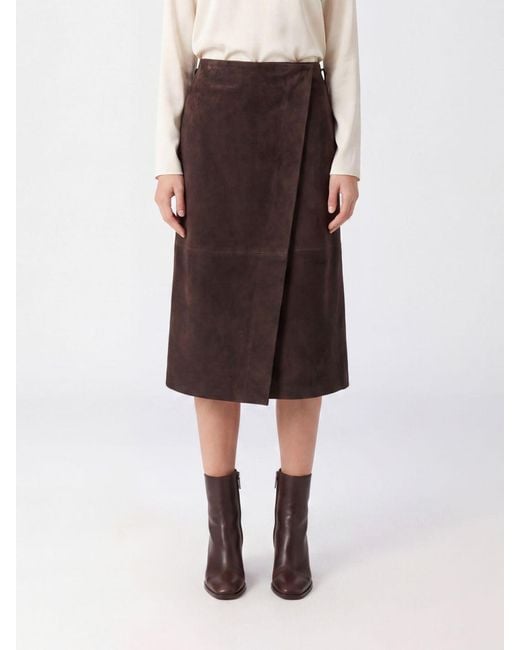 Semicouture Brown Skirt