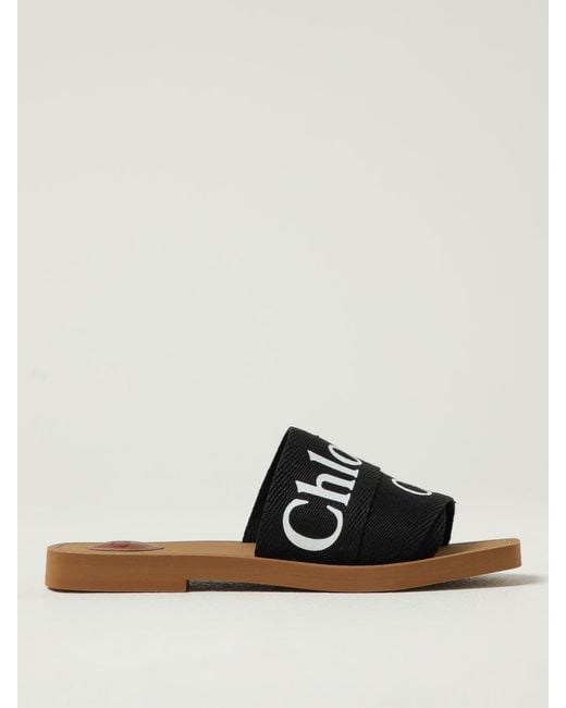 Chloé Black Sliders