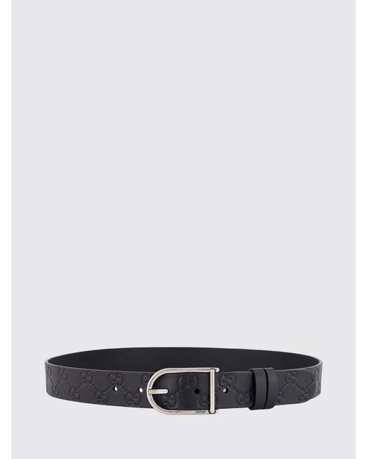 Gucci White Reversible Leather Belt for men