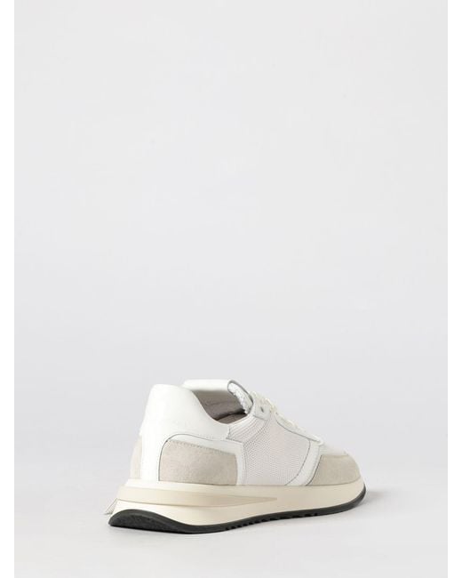 Philippe Model White Suede And Mesh Sneakers for men