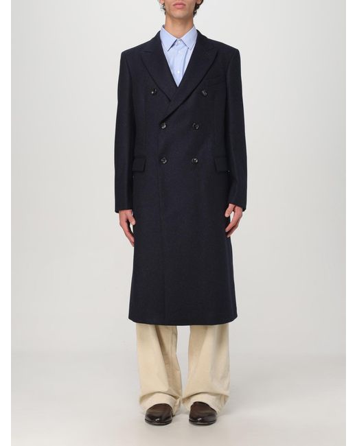 Emporio Armani Blue Coat for men