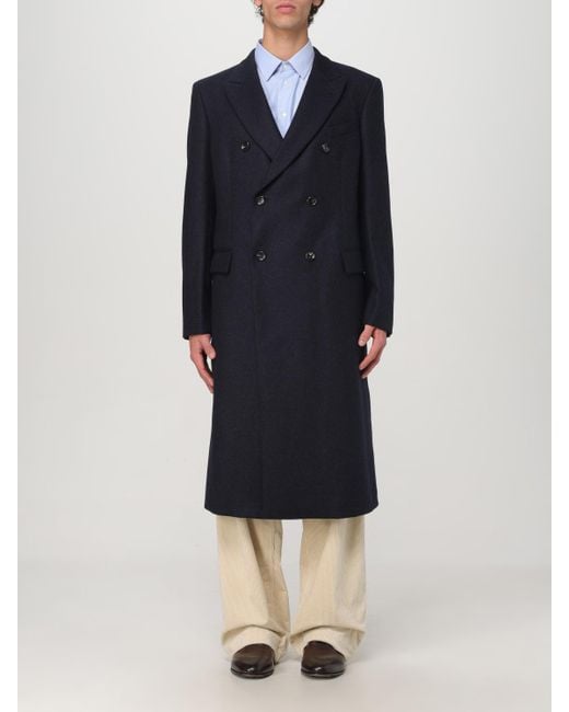 Emporio Armani Blue Coat for men