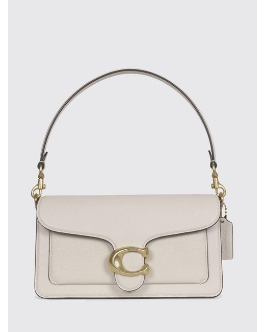 COACH Natural Tabby 26 Grained Leather Bag