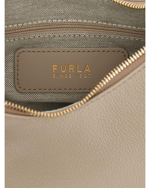 Furla White Goccia S Shoulder Bag