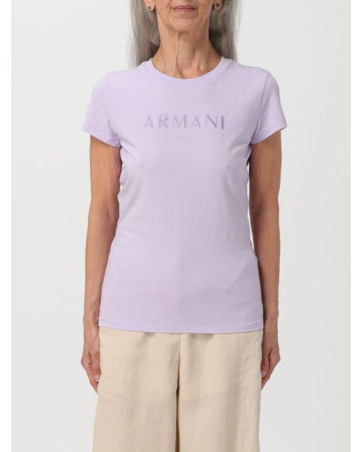 Armani Exchange Purple T-shirt