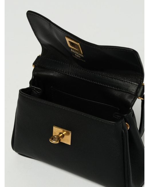 Balenciaga Black Rodeo Tasche Mit Kette Nano