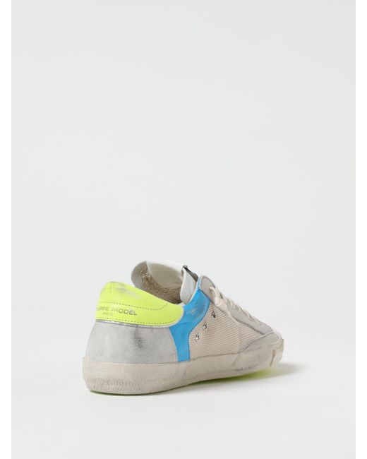 Philippe Model Blue Sneakers for men