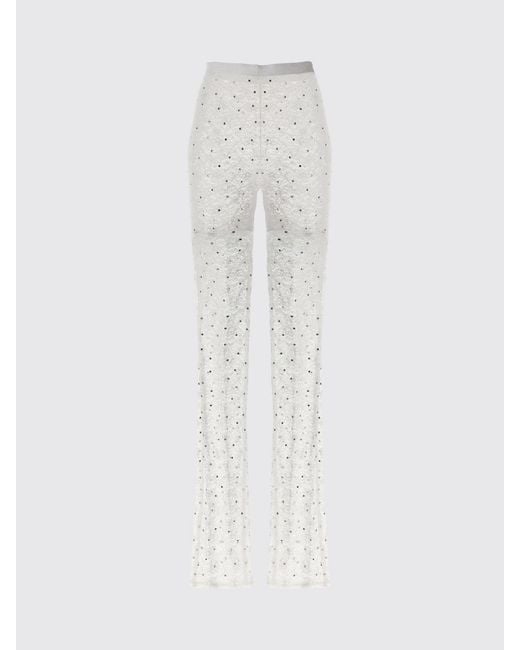 Alessandra Rich White Trousers
