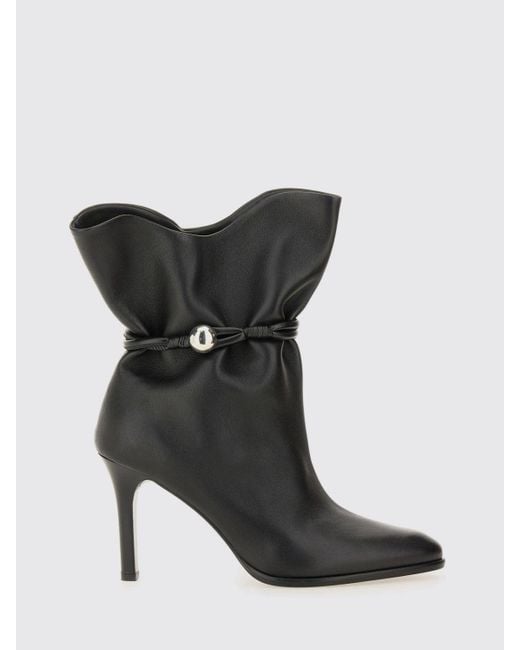 Isabel Marant Black Flat Ankle Boots