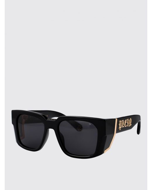 Philipp Plein Black Spp130M Sunglasses Square Frame