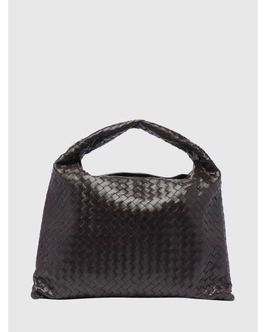 Bottega Veneta Black Hop Woven Calf Leather Shoulder Bag