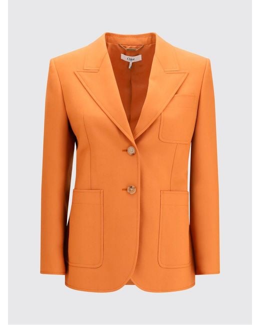Chloé Orange Chlo&Eacute Jacket