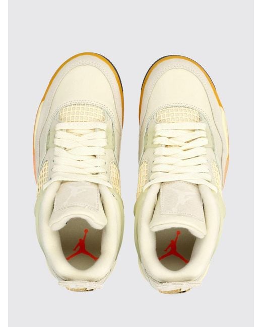 Nike White Birds Of Paradise Air Cushion Sneaker