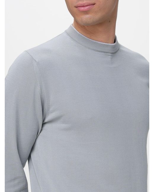 Eleventy Blue Basic Crew-Neck Top for men