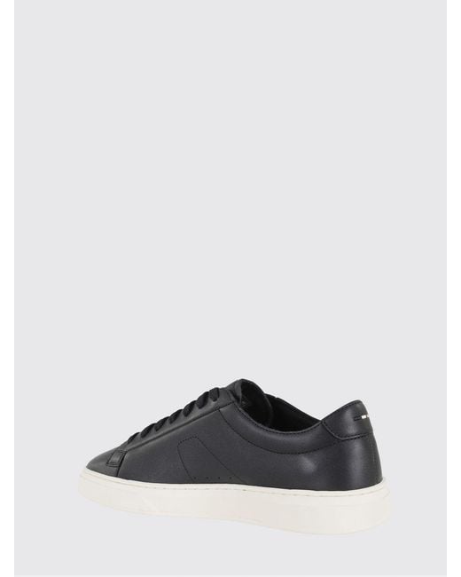 Boss White Leather Sneakers for men