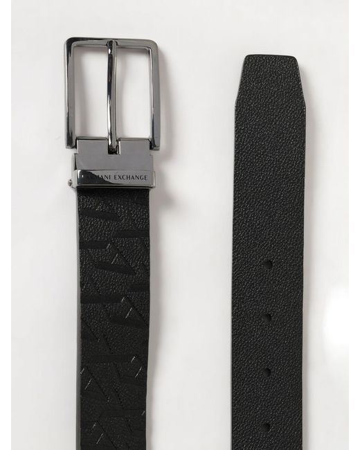 ARMANI EXCHANGE Black Belt for men