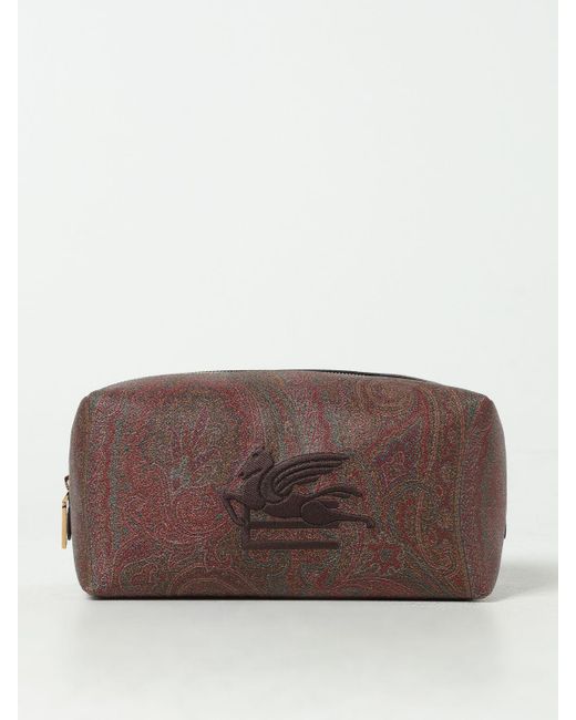 Etro Brown Cosmetic Case for men
