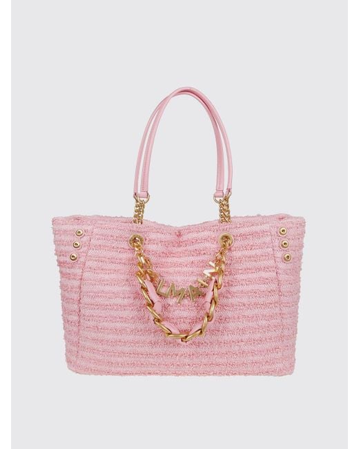 Balmain Pink Schultertasche Damen