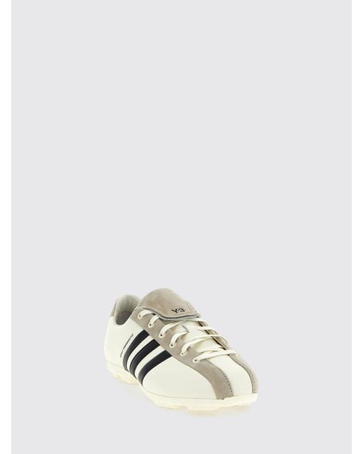 Y-3 Natural Field Leather Sneakers for men