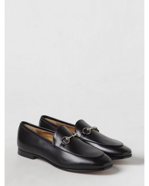 Gucci White Jordaan Leather Loafer