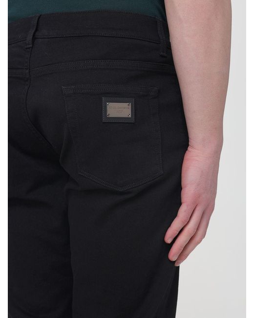 Dolce & Gabbana Black Dolce &Amp Gabbana Straight Jeans for men