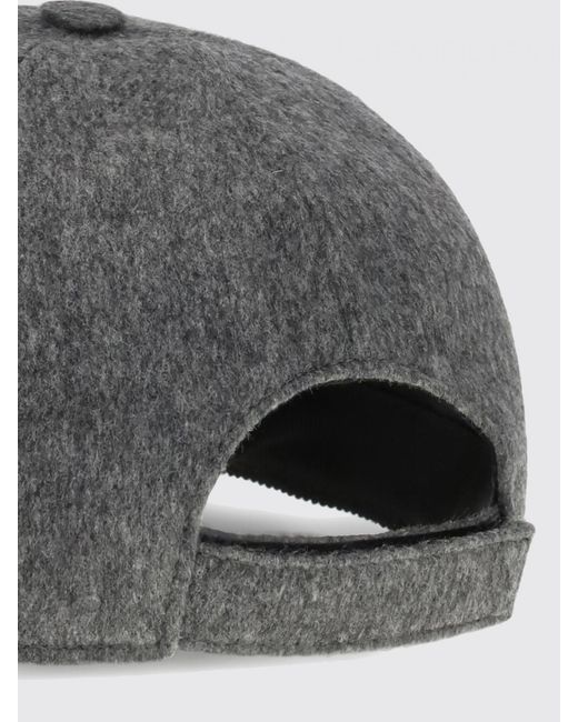 Fendi Gray Ff Wool Felt Hat for men