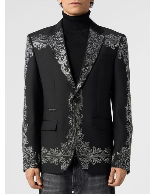 Philipp Plein Black Blazer for men