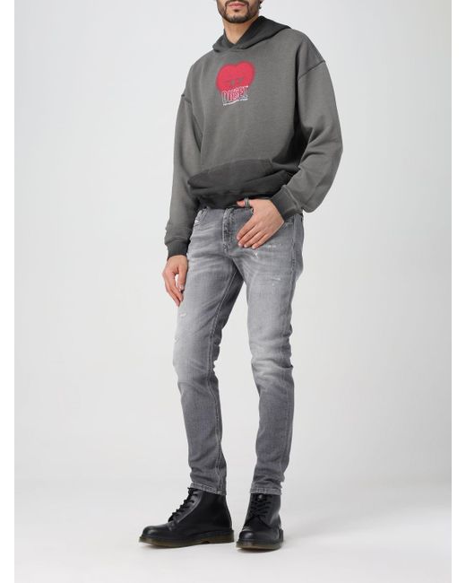 Diesel top grey sweatshirt