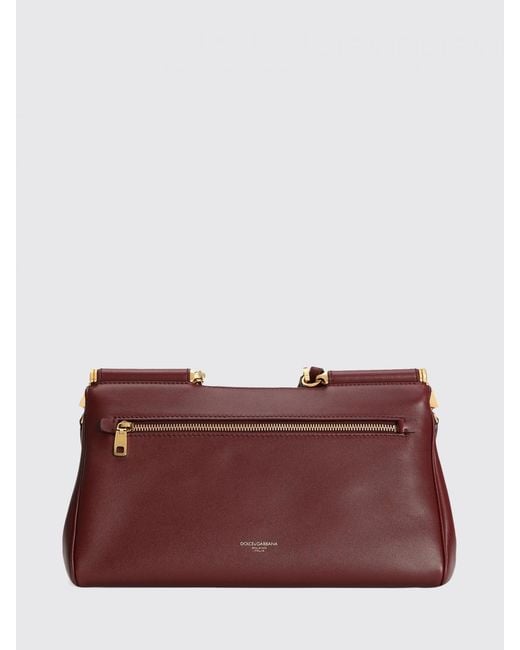 Dolce & Gabbana Purple Dolce &Amp Gabbana My Sicily Calf Leather Handbag