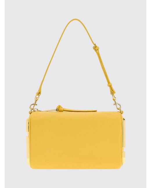 Marc Jacobs Yellow The Snapshot Leather Bag