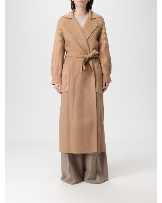 Abrigo Mujer Max Mara de color Natural