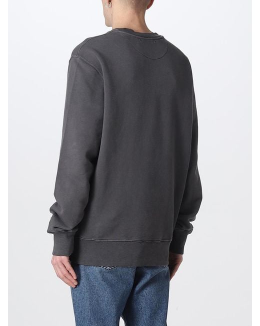 Golden Goose Deluxe Brand Gray Cotton Sweatshirt for men