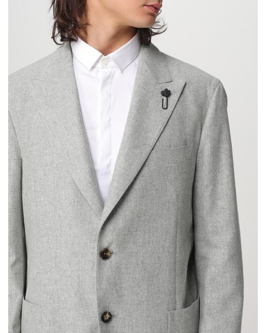 Lardini Gray Jacket for men