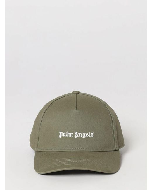 Palm Angels Green Hat for men