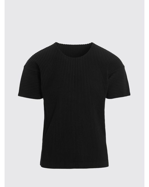 Homme Plissé Issey Miyake Black T-Shirt for men