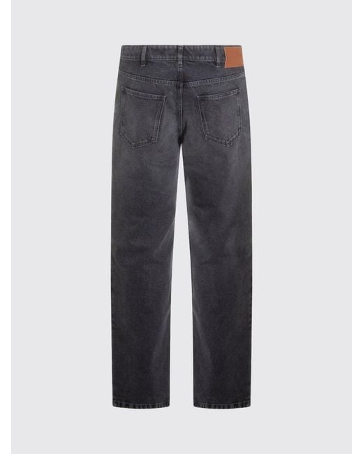 Marni Blue Mid-Rise Straight-Leg Jeans for men