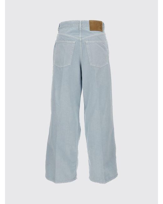 Haikure Blue Wide-Leg Denim Jeans