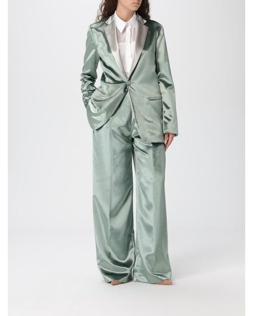 Alberta Ferretti Green Trousers