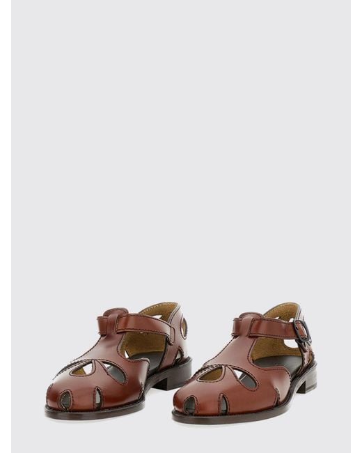 Hereu Brown Floreta Slim Sandals