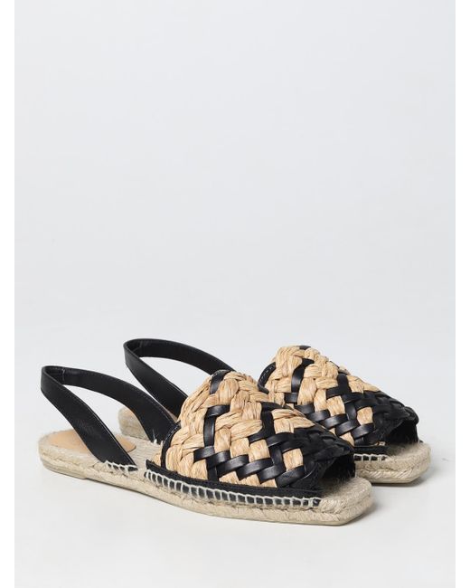 Castaner Natural Flache Sandalen Damen